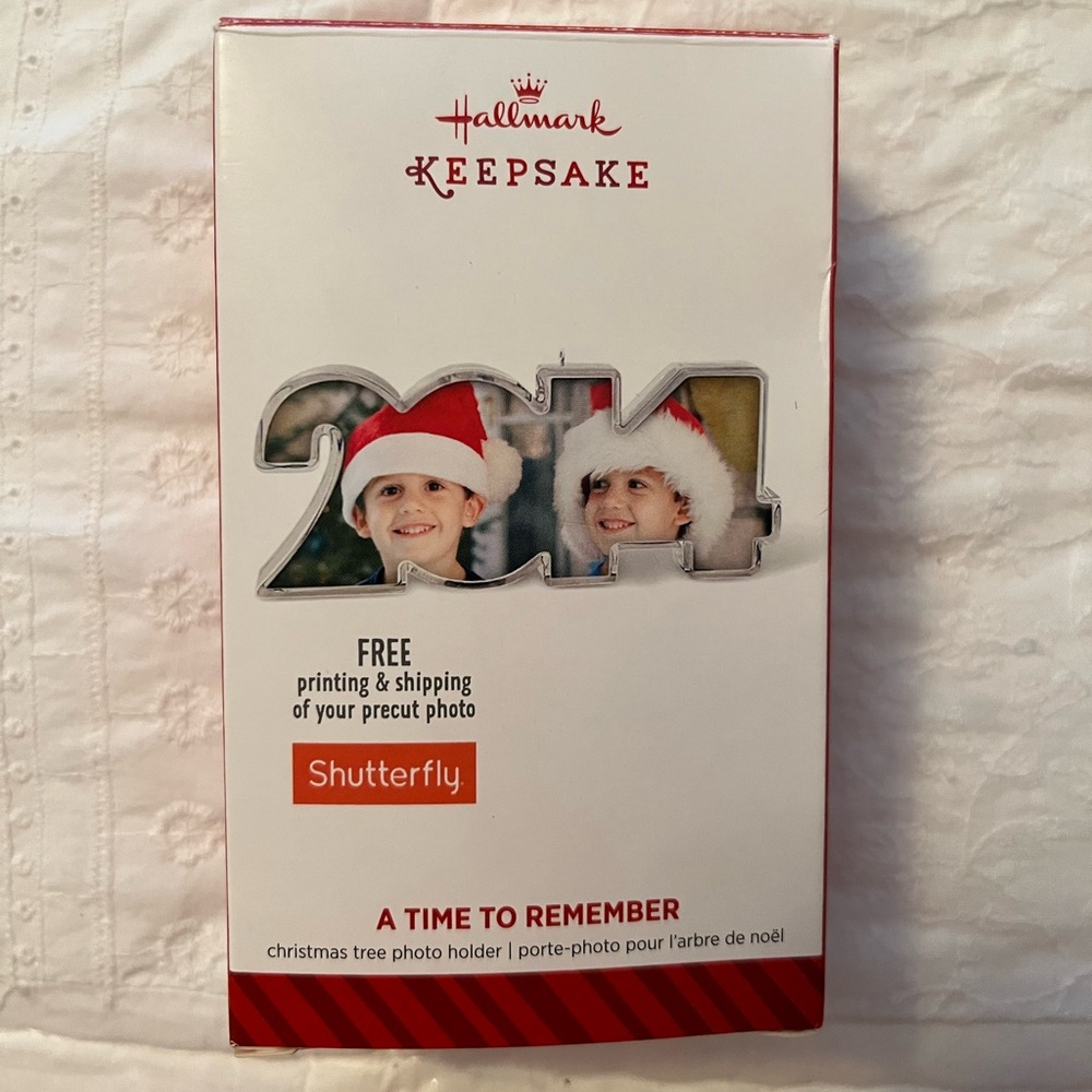 Hallmark Keepsake Ornament A Time to Remember Photo Holder 2014 NIB